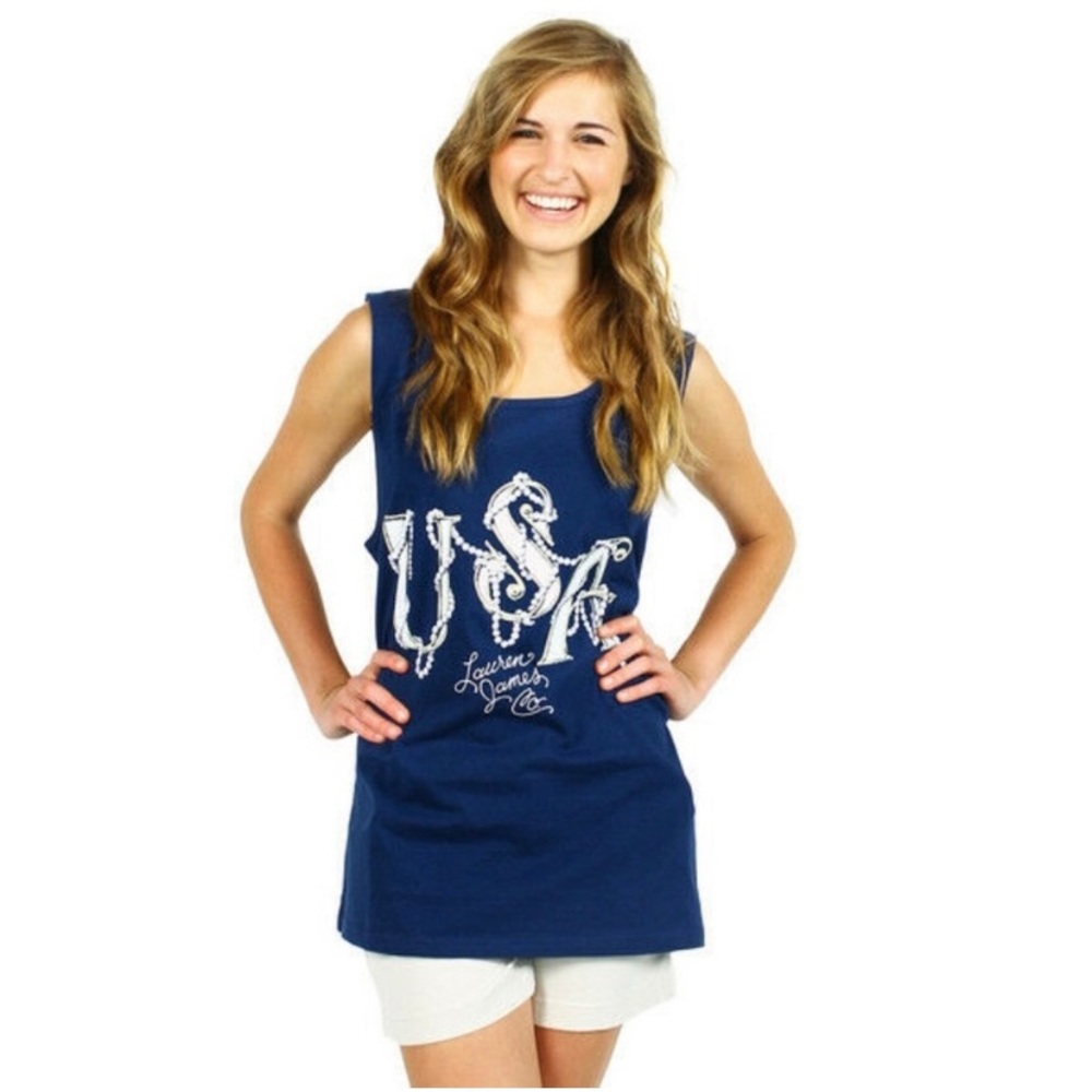 Lauren James USA Tank Top
